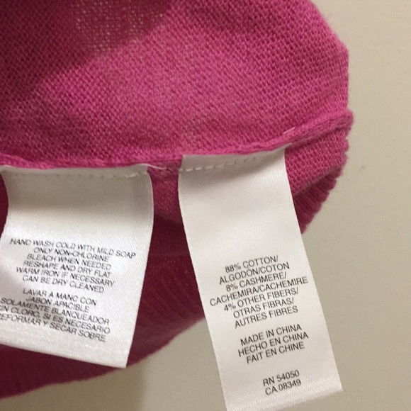 Jones New York Pink short sleeve sweater - Picture 6 of 6